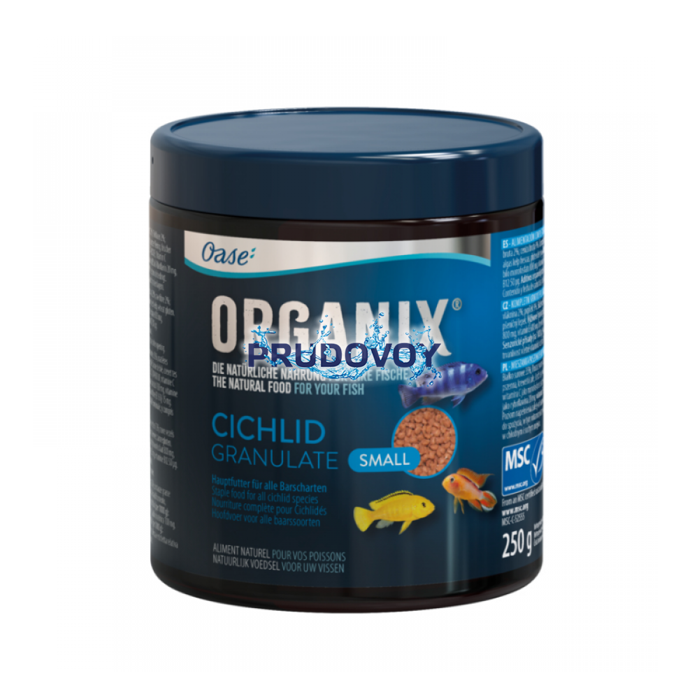 Корм для Цихлид, ORGANIX Cichlid Granulate S 550 ml 